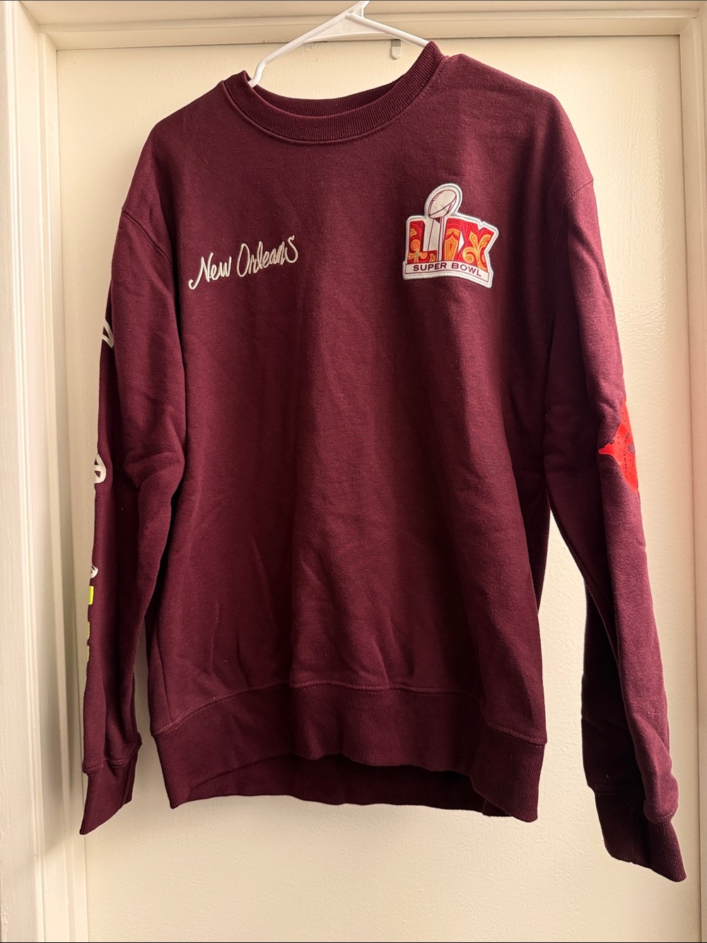 NFL Super Bowl LV Sweatshirt Purple Medium Like New